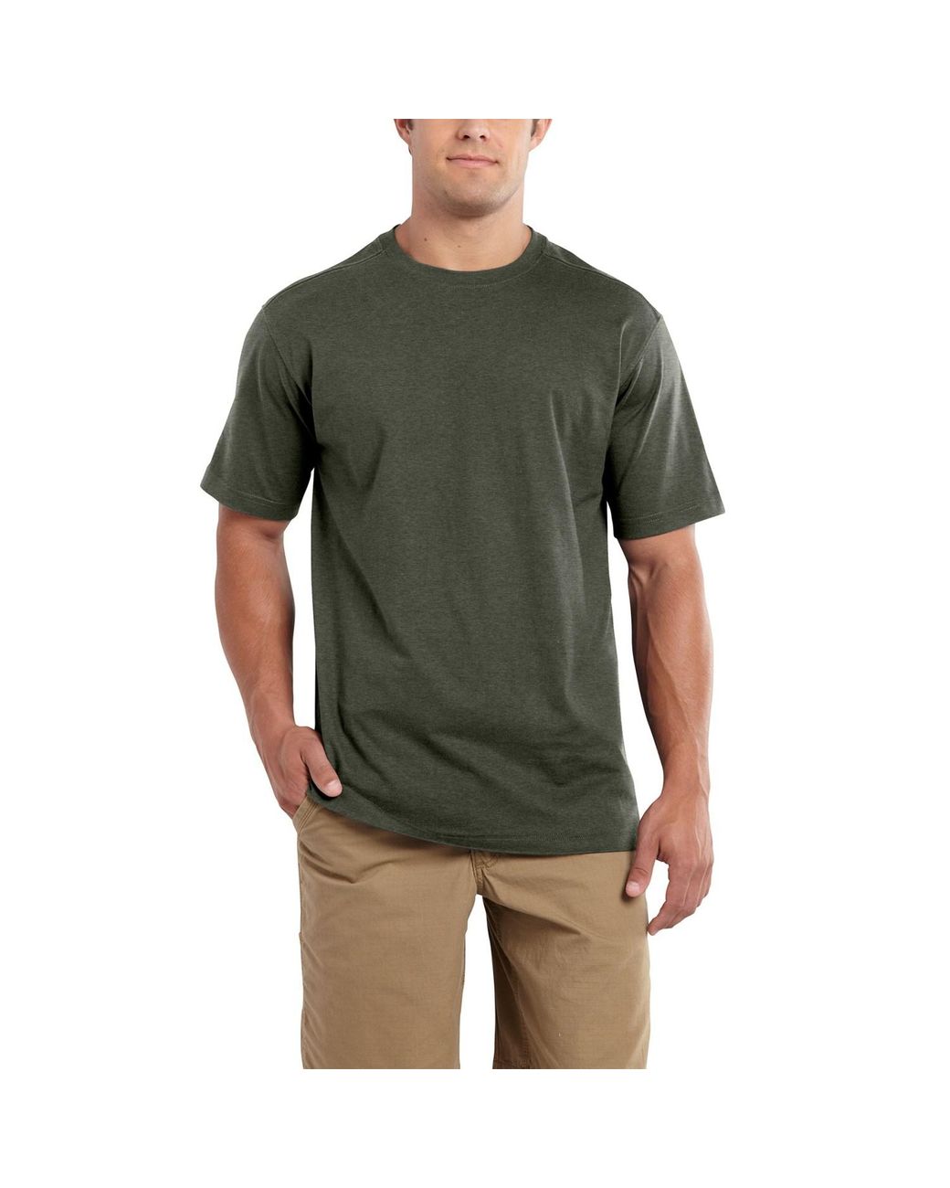 Carhartt 101124 Maddock T-shirt in Moss Heather (Gray) for Men | Lyst