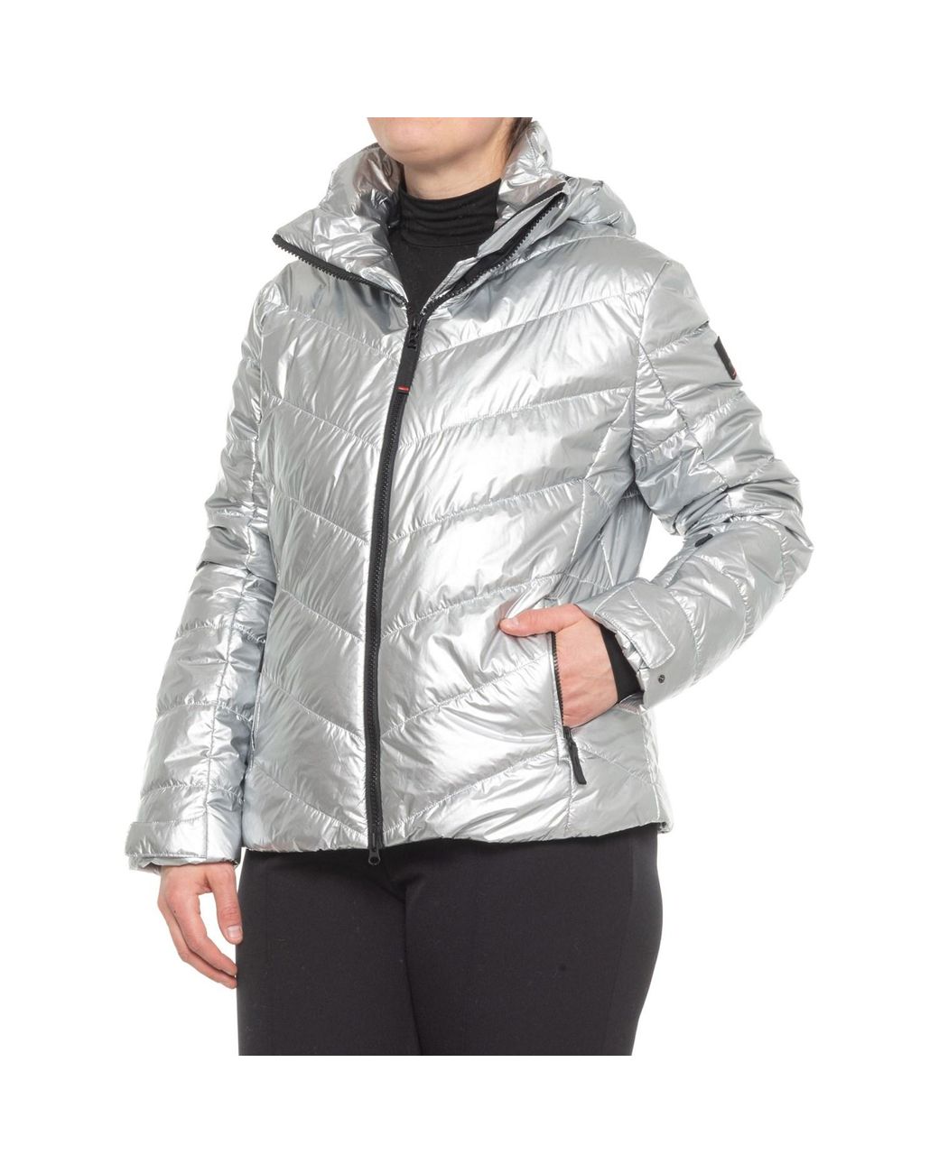 Bogner Sassy2-d Down Ski Jacket in Silver (Metallic) | Lyst