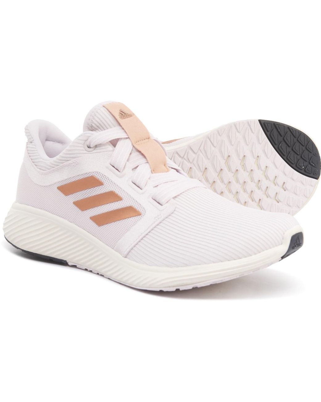 white rose gold adidas shoes