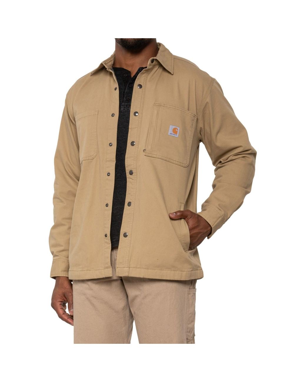 Carhartt 102851 Rugged Flex(r) Rigby Shirt Jacket in Brown for Men | Lyst