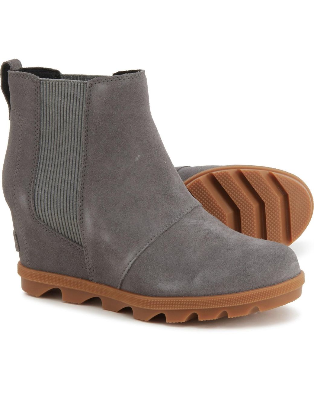 sorel joan of arctic wedge ii chelsea boot quarry