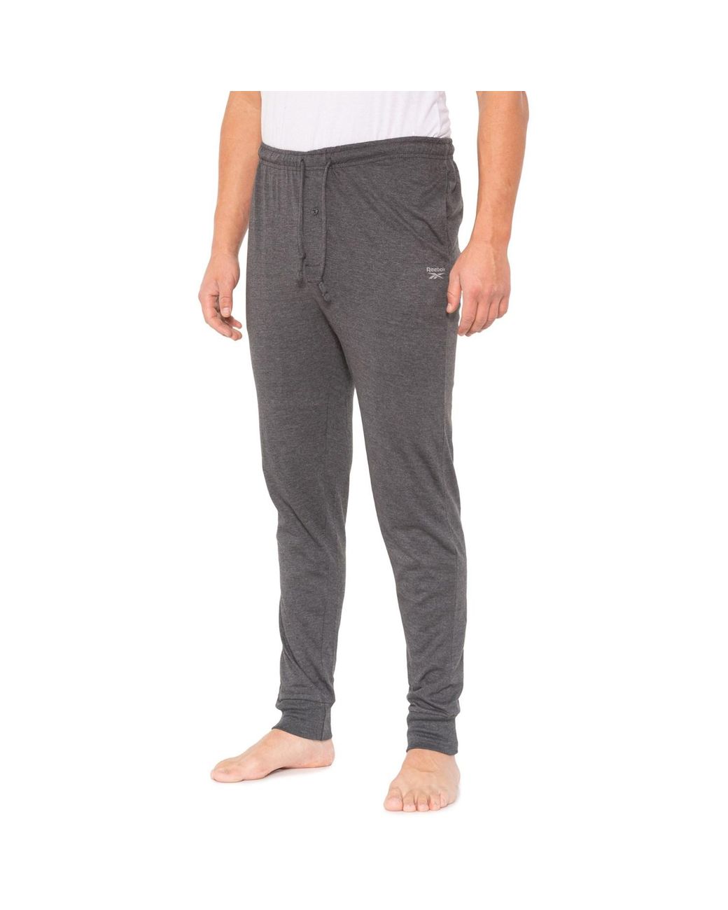 Reebok Core Knit Joggers in Charcoal Heather (Gray) for Men - Lyst