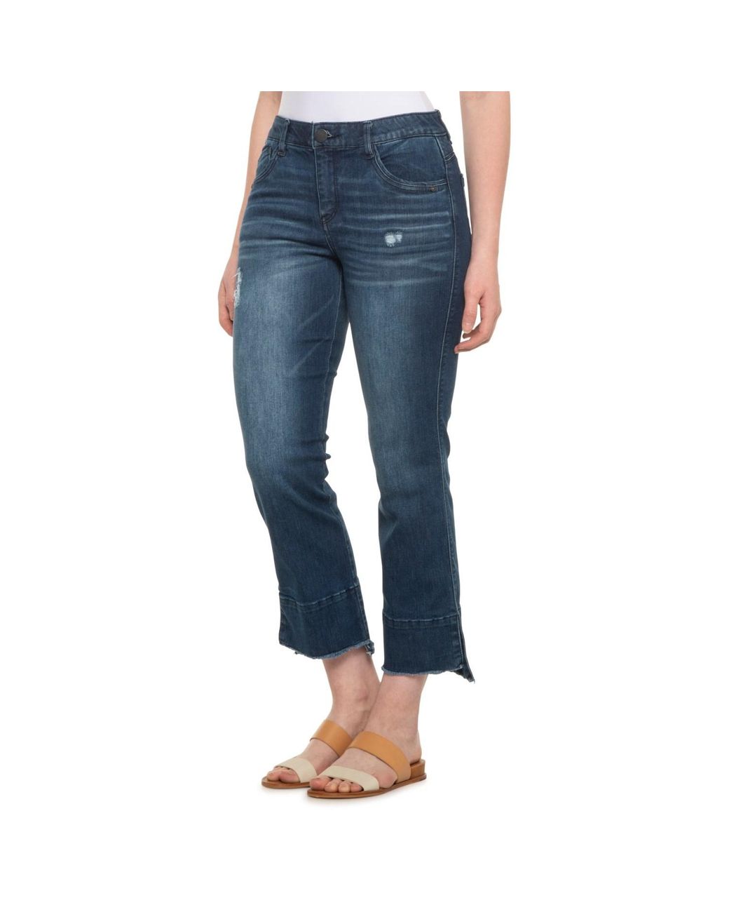 democracy frayed hem jeans