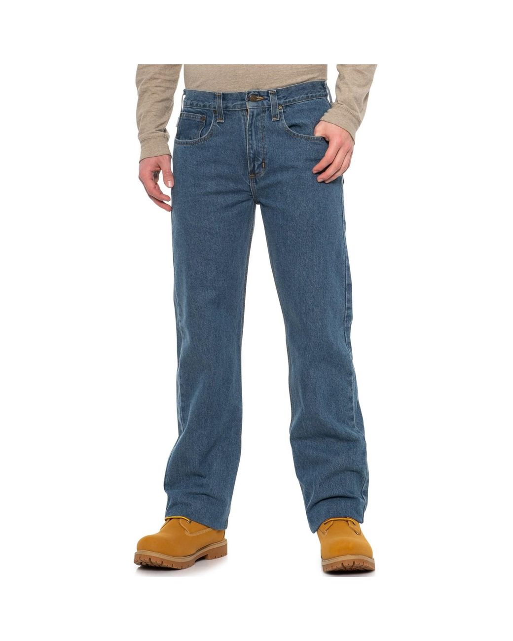 Carhartt B480 Traditional Fit Straight-leg Jeans in Blue for Men | Lyst