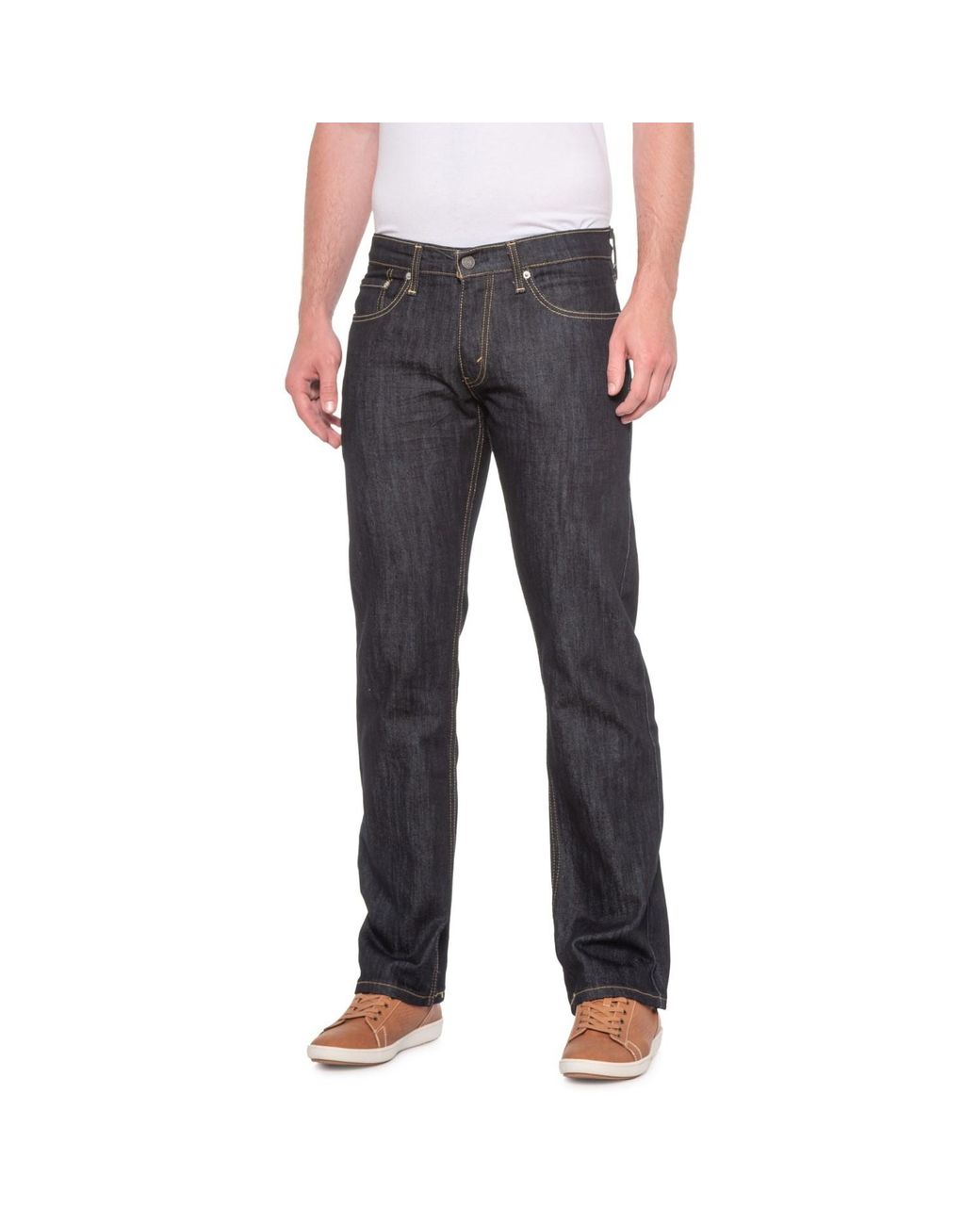 Levi's Illusion Denizen 218 Straight Fit Jeans in Gray for Men | Lyst