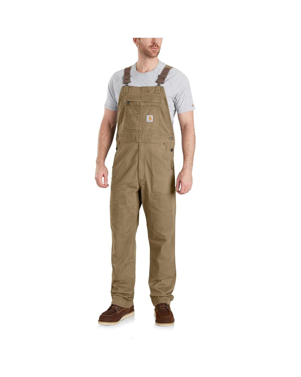 Carhartt Synthetic 102987 Rugged Flex(r) Rigby Bib Overalls in Dark