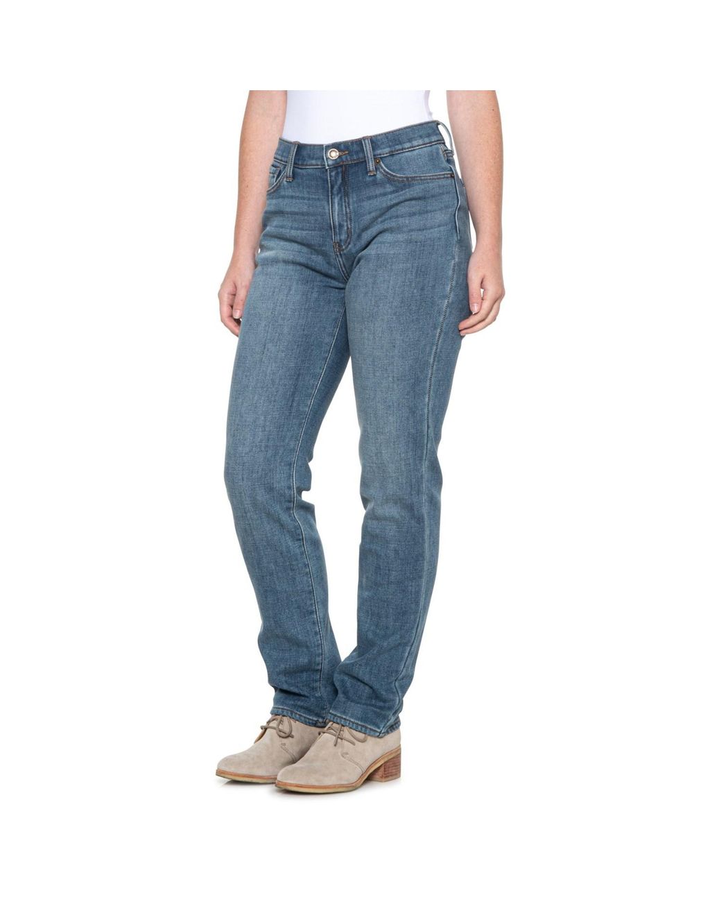Eddie Bauer Fleecelined Jeans in Blue Lyst