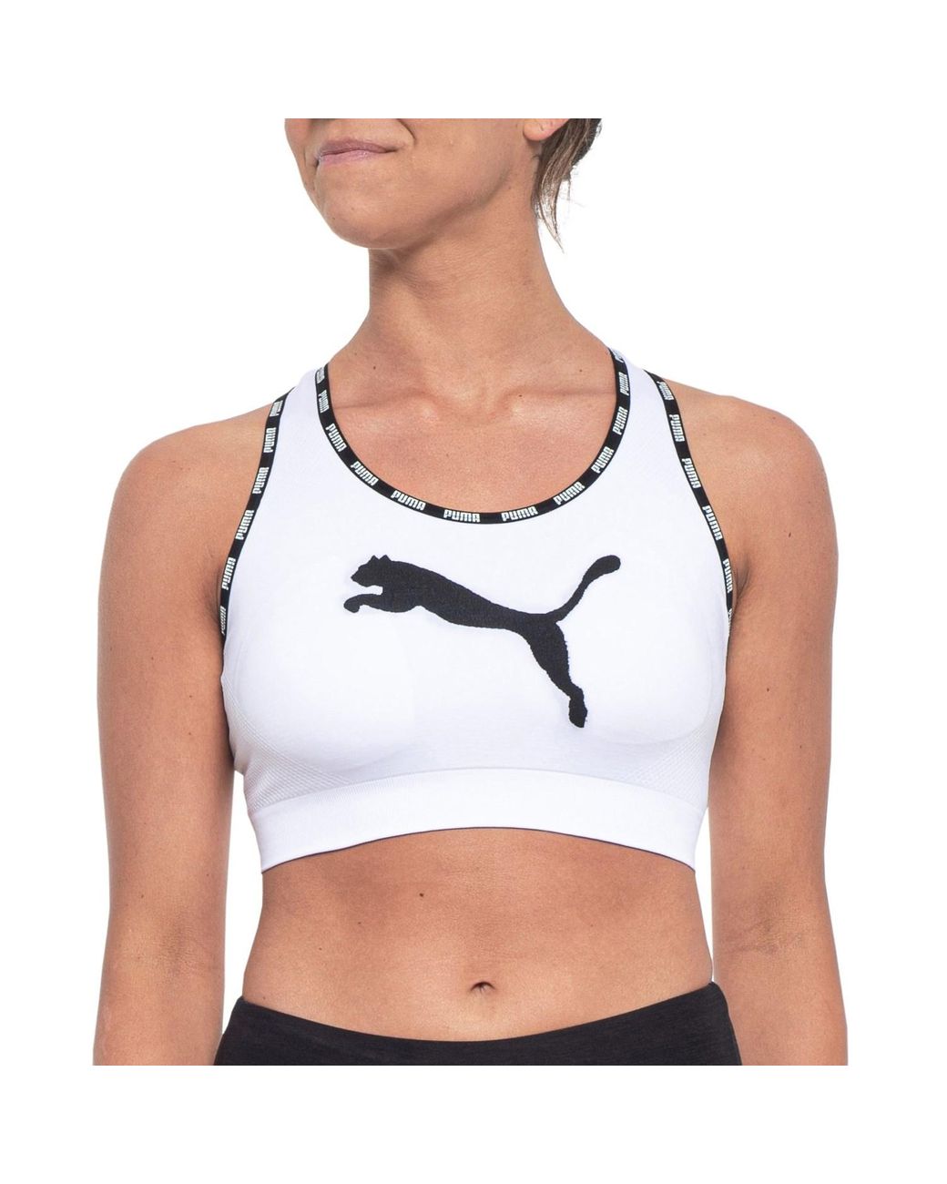 puma triangle bra