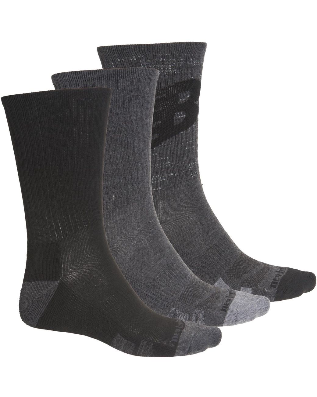 New Balance Active Cushion Socks in Grey/Black (Gray) for Men Lyst