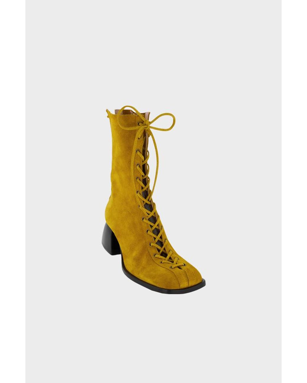 NODALETO Bulla Ella Shoes in Yellow | Lyst