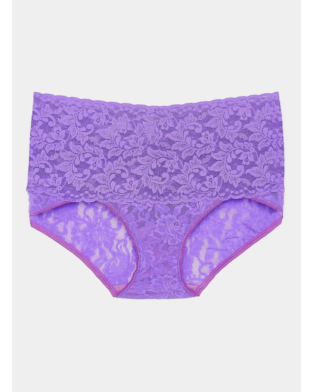 Hanky Panky Vwaist Lace Bikini Panty (women, Crimson, Medium) in Purple Lyst