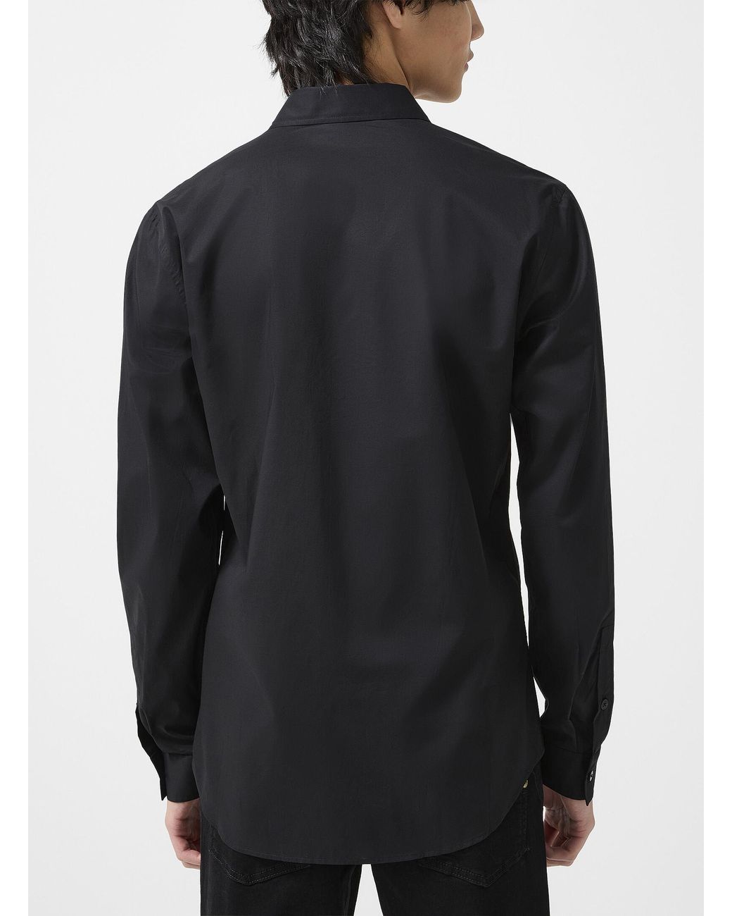 シャツ VERSACE BLACK POPLIN SHIRT Versace Black Poplin Shirt | Balardi