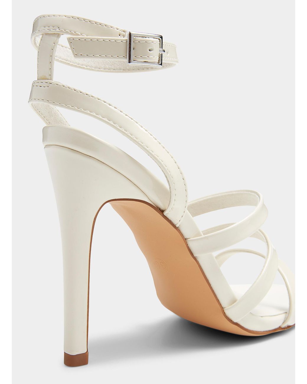 Vero Moda Becca Stiletto Sandals in White Lyst Canada
