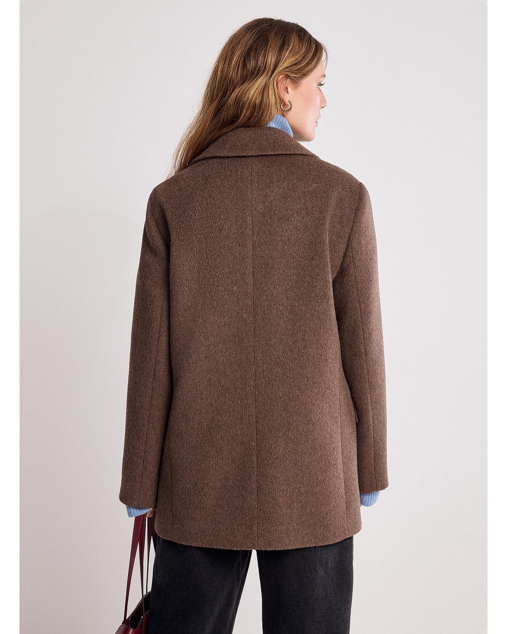 Simon's Gray Cropped Wool