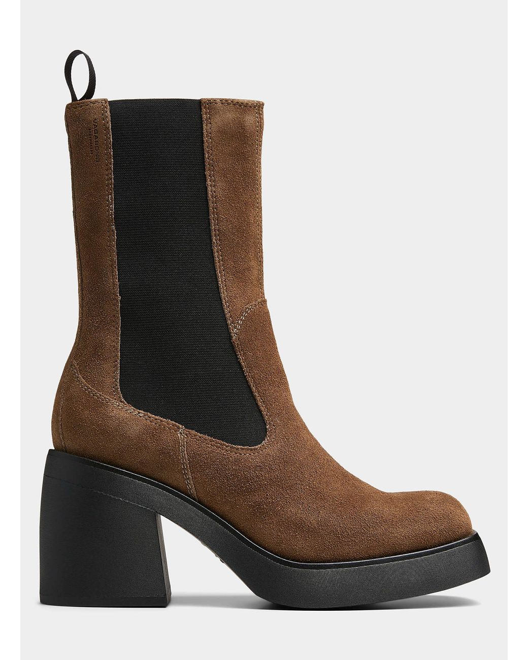 Vagabond Shoemakers Brooke Suede Chelsea Boot Women in Brown Lyst