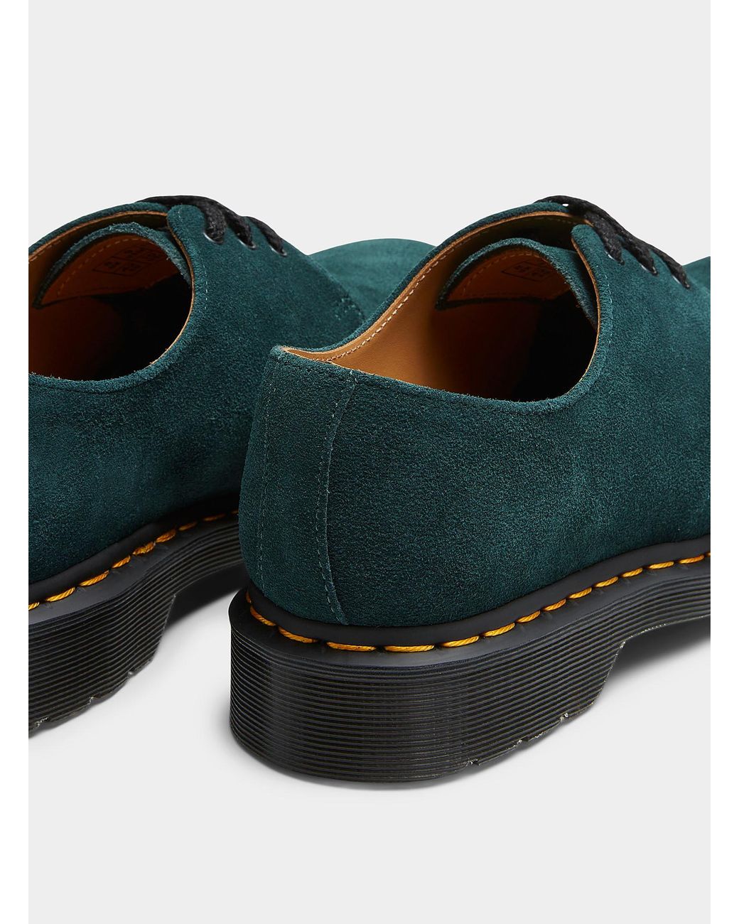 Dr. Martens Racer Green Suede 1461 Derby Shoes Men for Men | Lyst