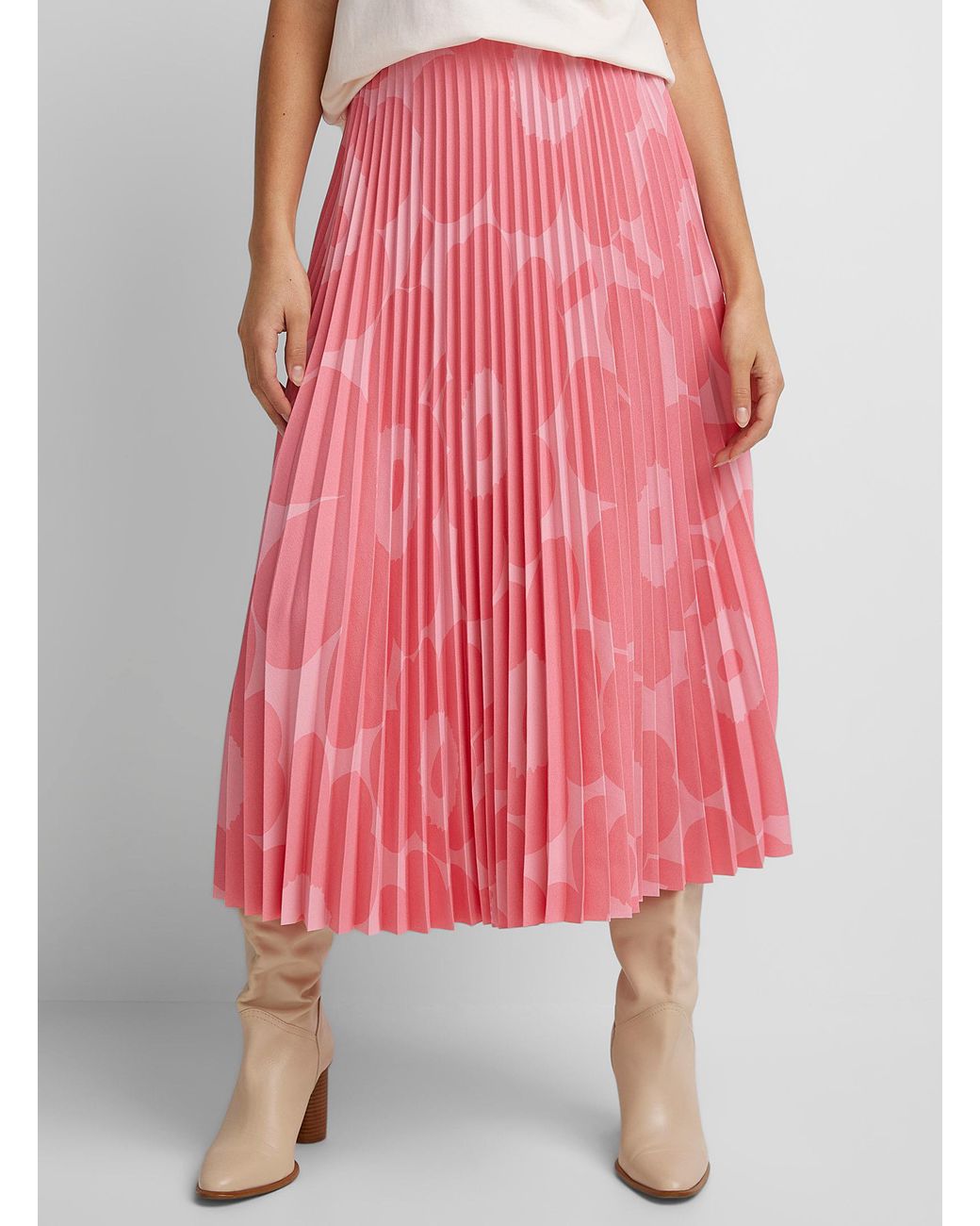 【marimekko】Myy Unikko スカート/ LIGHT PINK marimekko（マリメッコ）の「Unikko / Myy skirt（スカート
