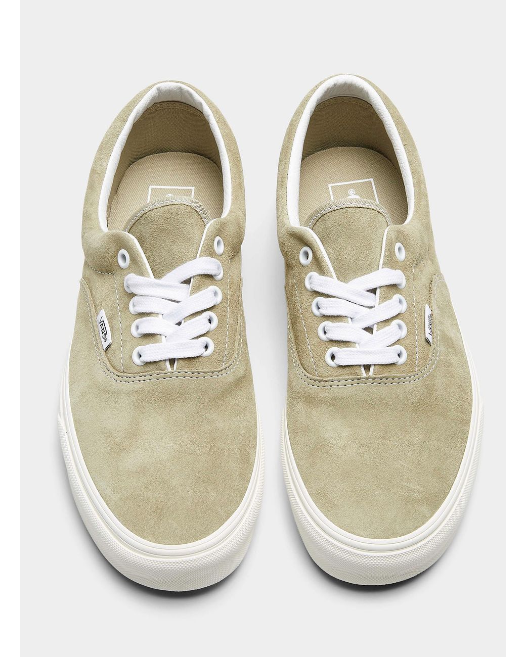 Vans era green hot sale suede