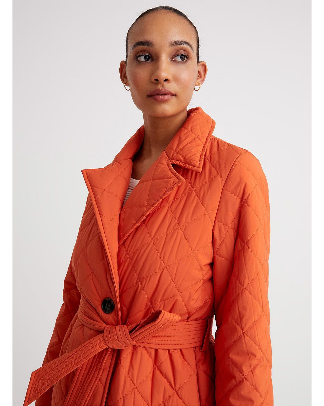 Part Two Sophie Quilted Trench Coat in Red Lyst