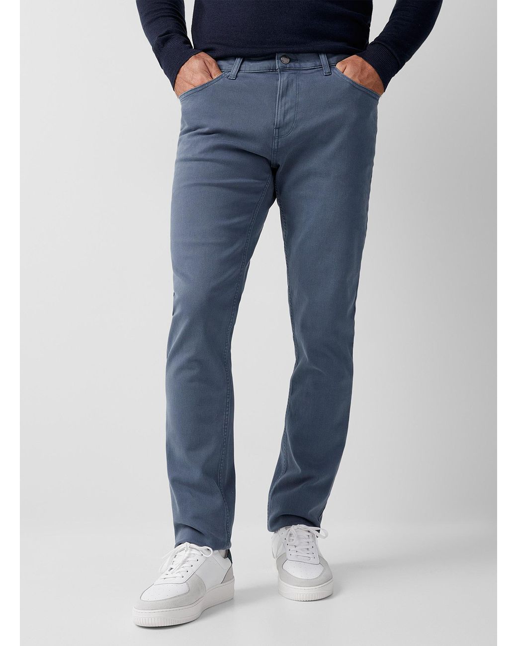 Michael Kors Cotton Colourful Stretch Jean Slim Fit in Blue for Men | Lyst