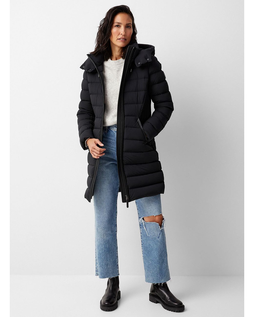 Mackage Farren Light Down Puffer Parka in Blue | Lyst