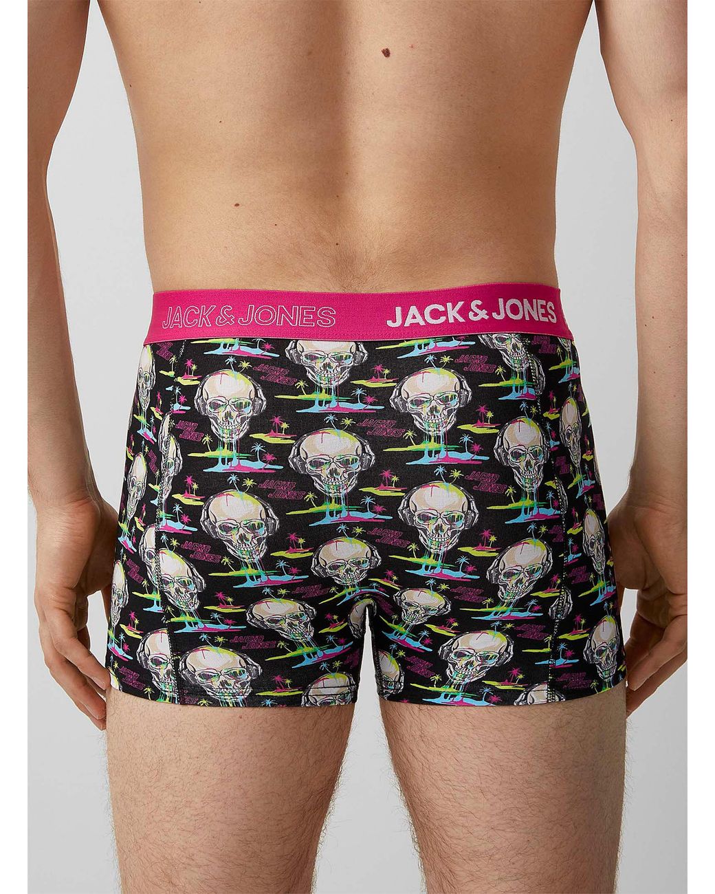 Jack & Jones Cotton Neon Skull Trunk for Men | Lyst