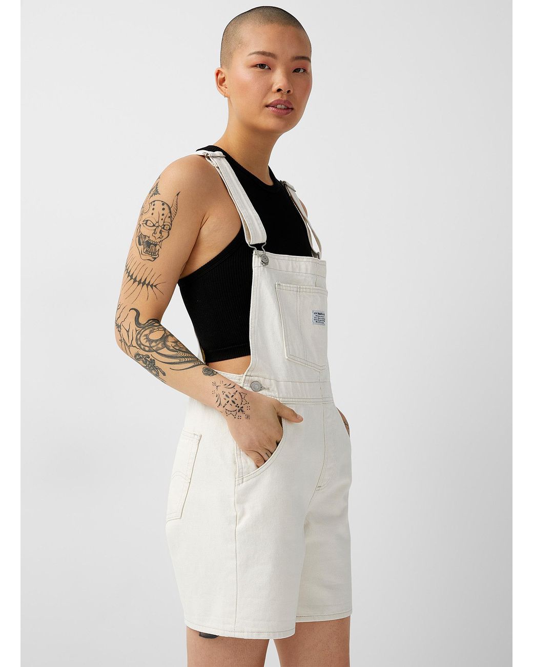 Levi's vintage short overalls sales