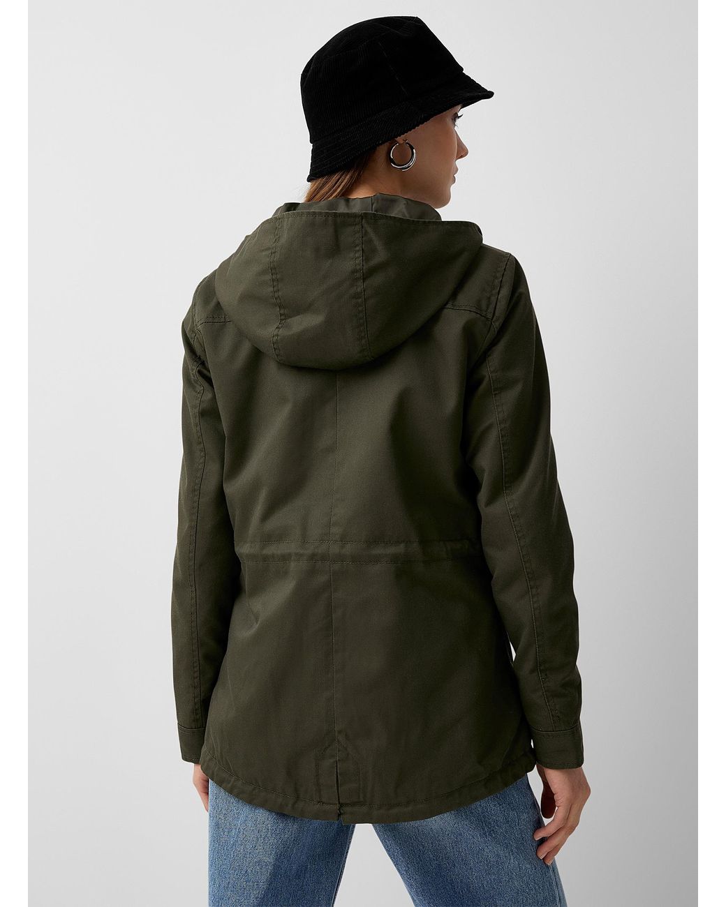ONLY Canvas Lorca Utilitarian Parka in Green | Lyst