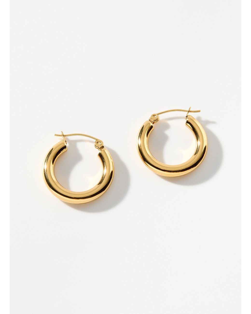 Simon's Metallic Thick Hoops