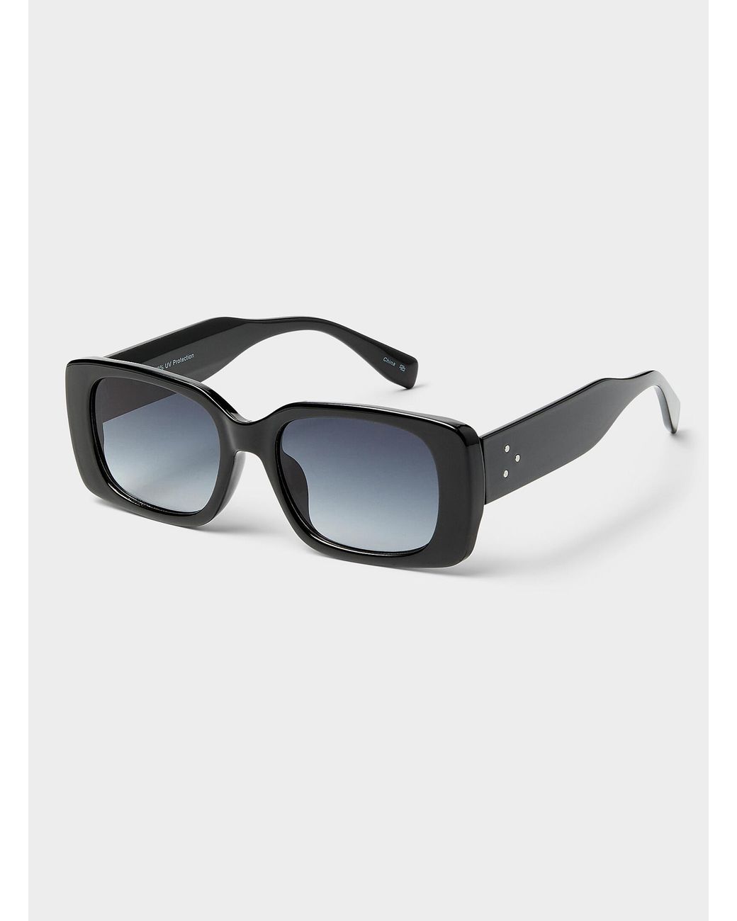 Simon's Blue Joyce Rectangular Sunglasses