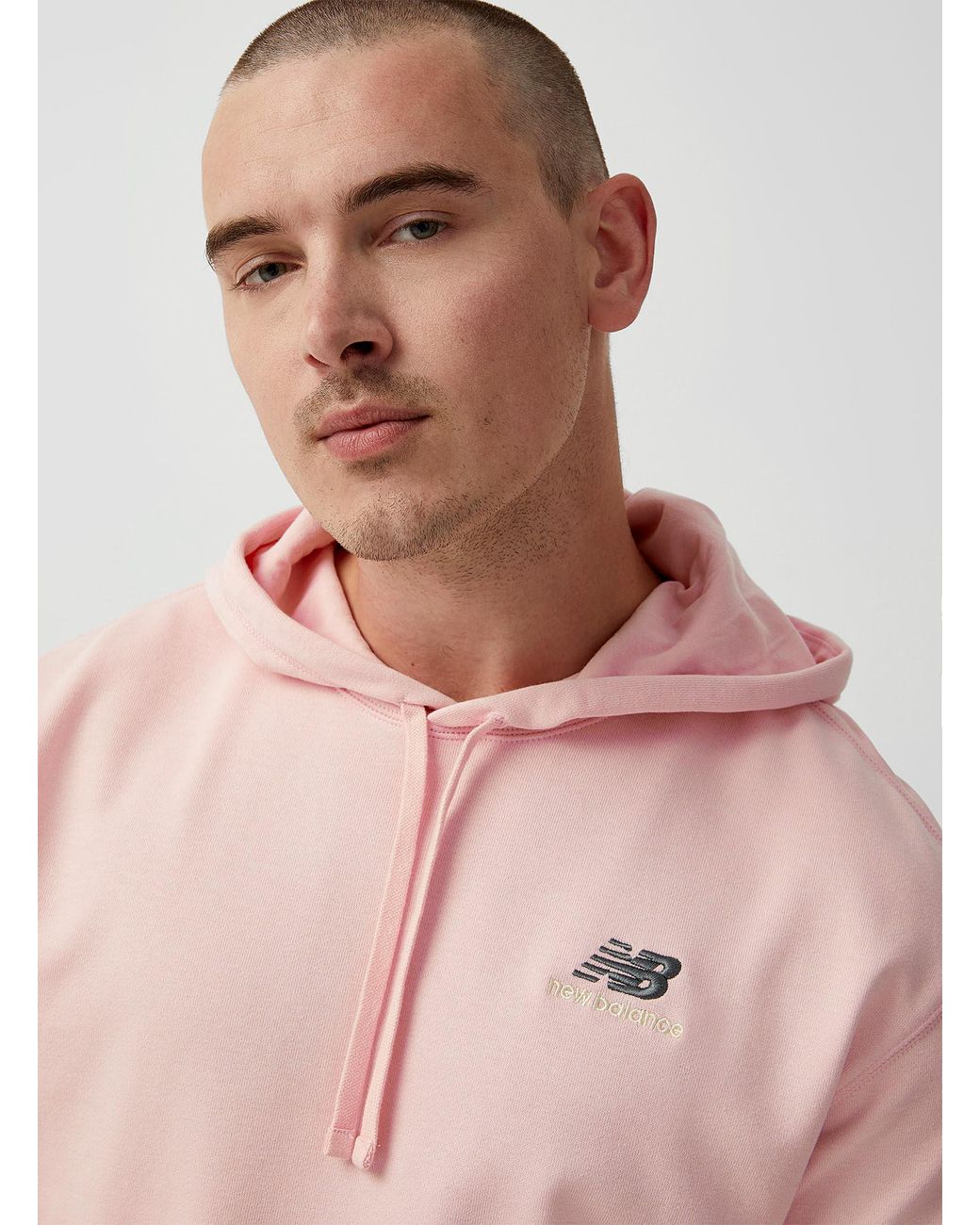 New balance top hoodie pink