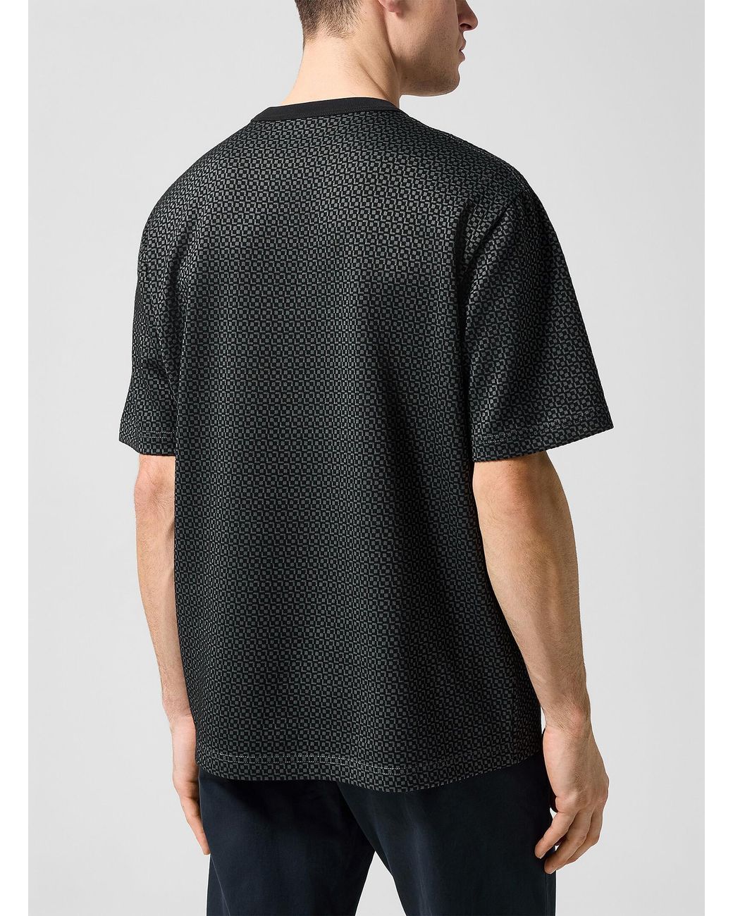 Paul Smith Black Textured Retro Jacquard T for men
