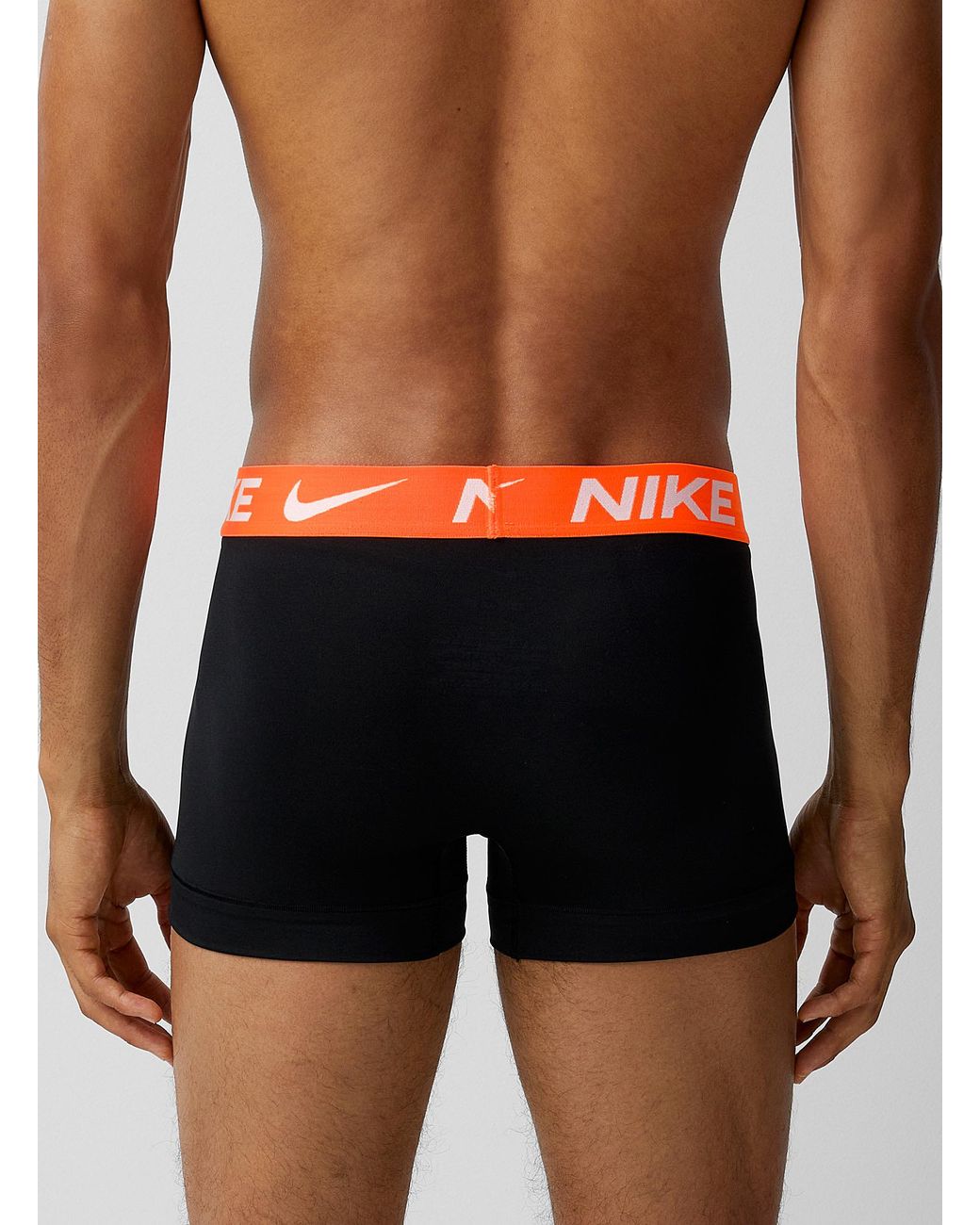 Nike Black 3" Logo Band Trunks Dri for men
