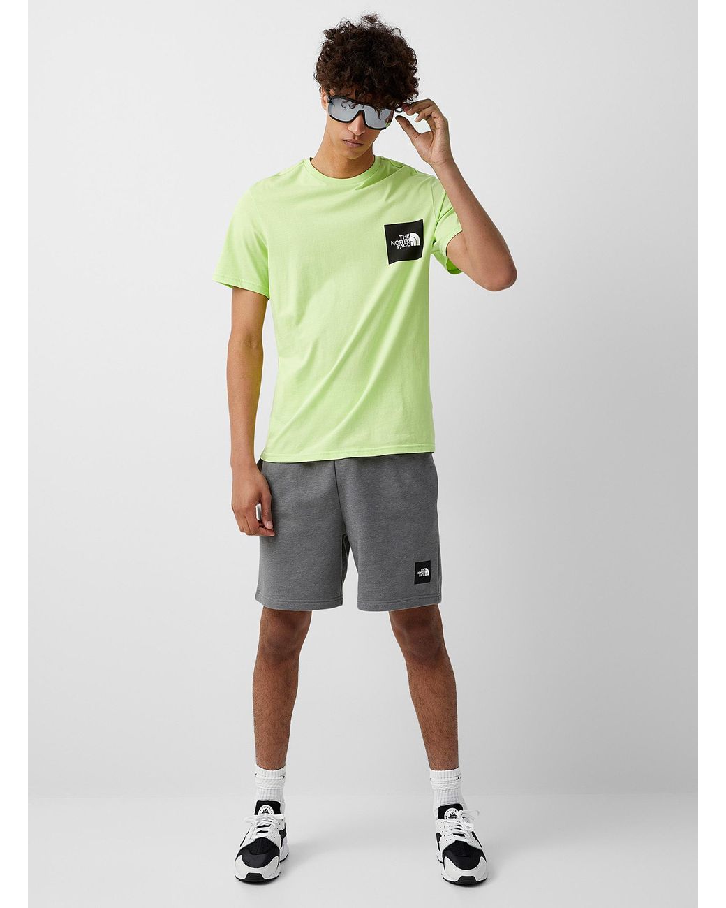The North Face Never Stop Fleece Short in Gray for Men | Lyst