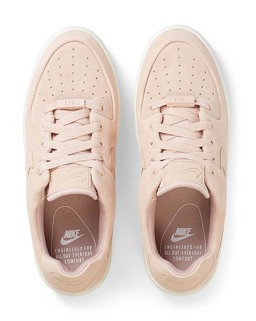 Nike Air Force 1 Sage Low Platform Sneakers Women in Pink | Lyst