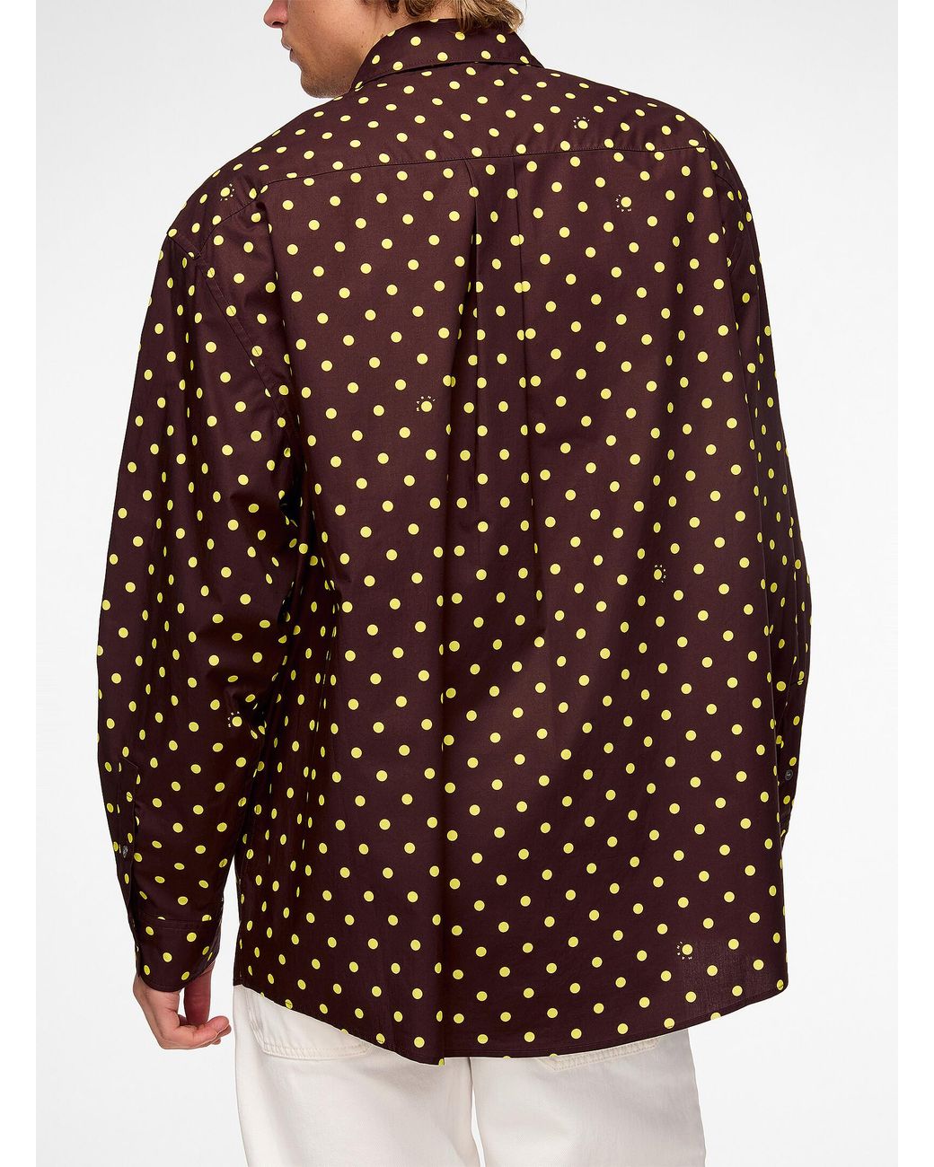 Marni Brown Oversized Polka for men