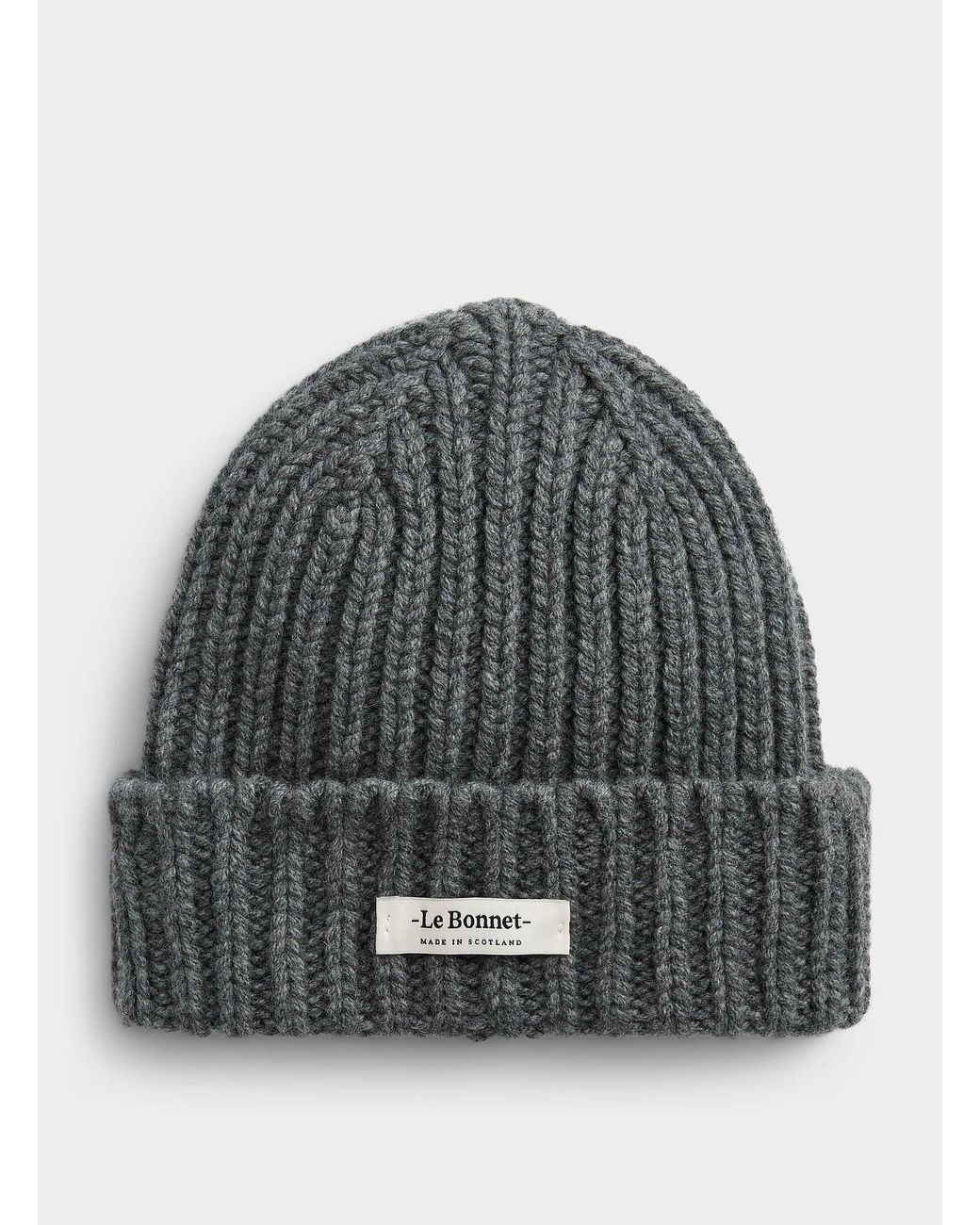 Le Bonnet Gray Lambswool for men