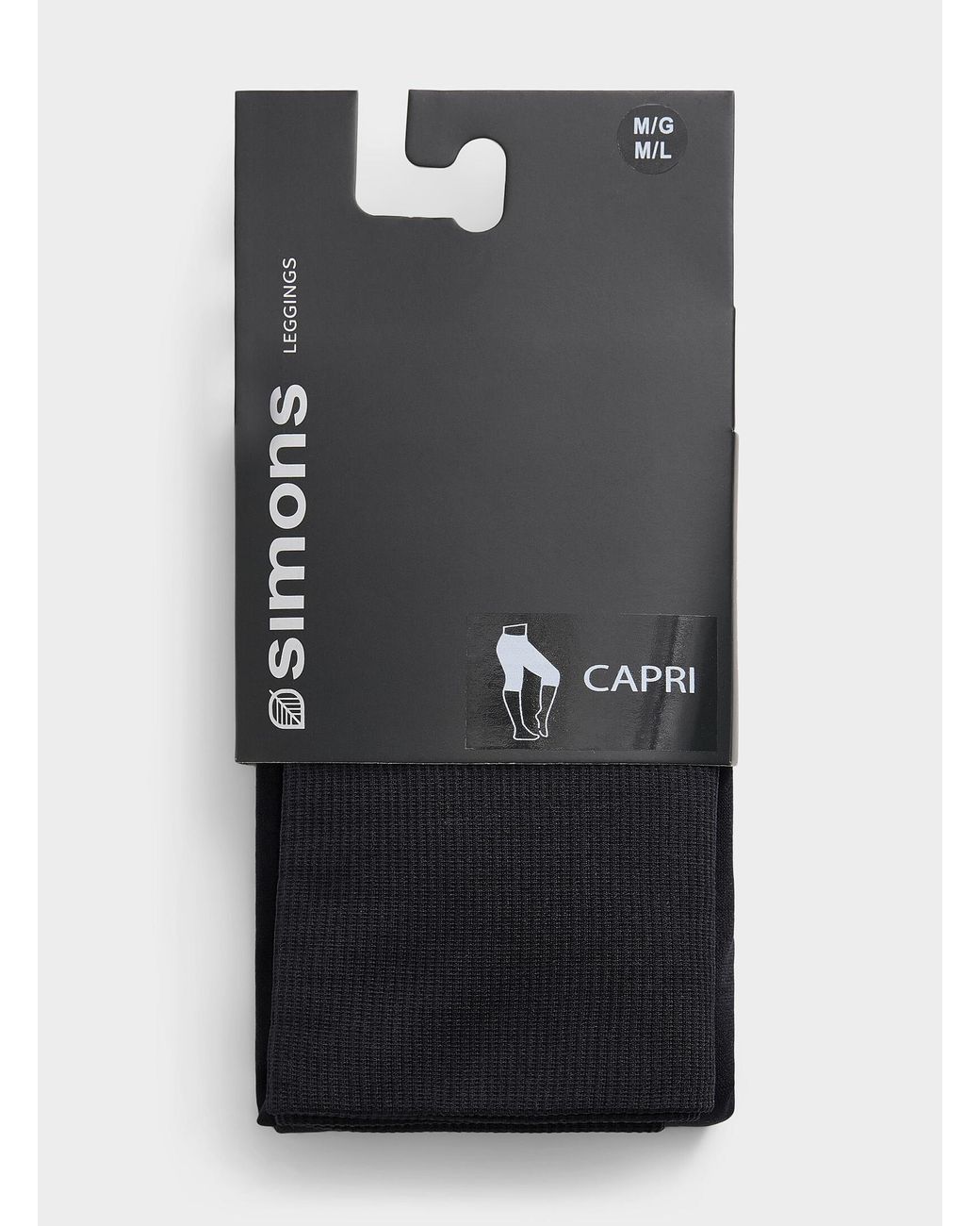 Simon's Black Ribbed