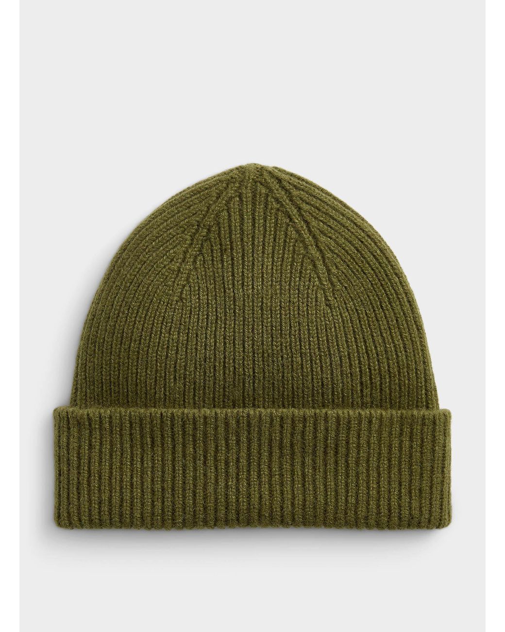 Le Bonnet Green Classic Lambswool for men