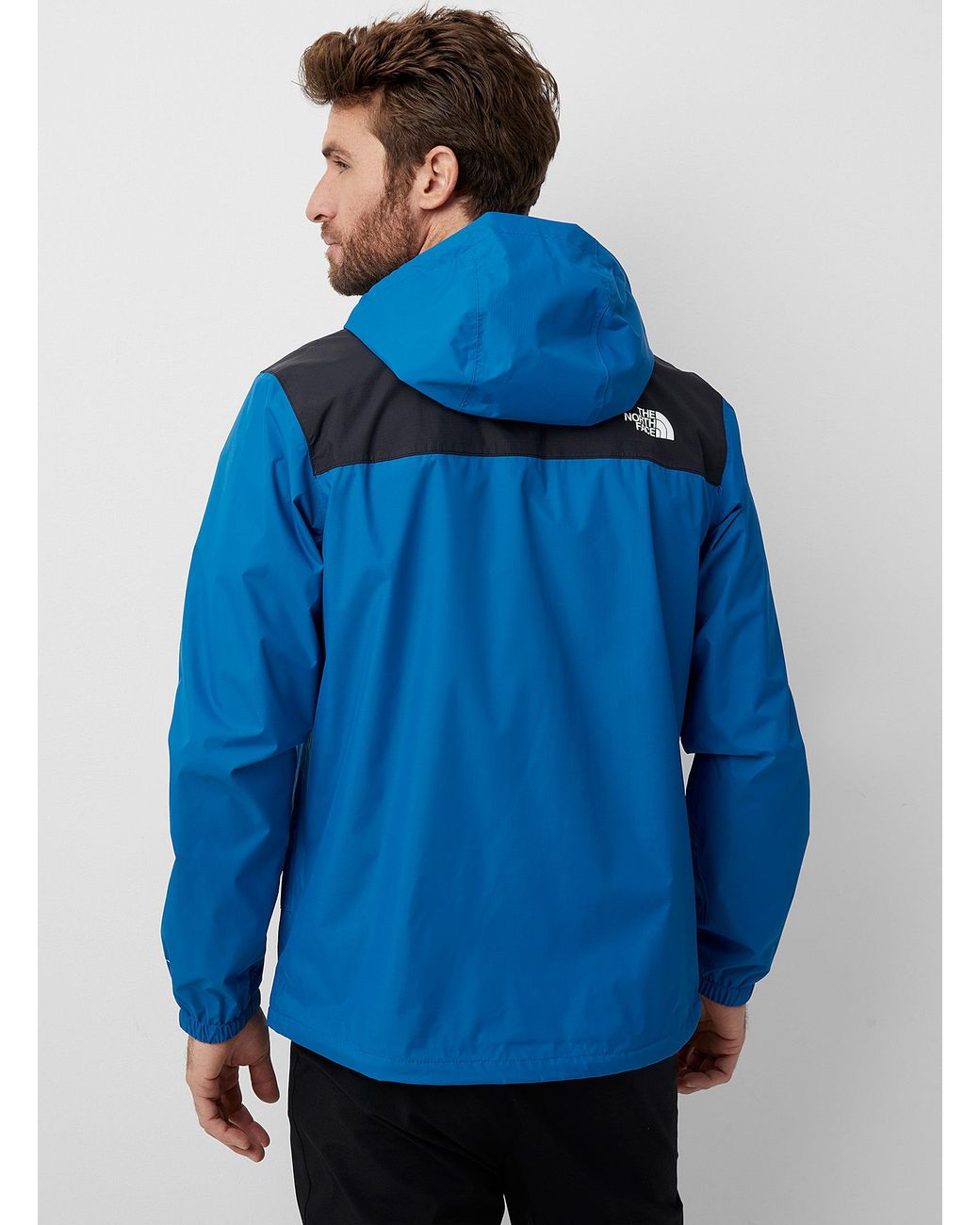 The North Face Antora Hooded Raincoat in Blue for Men | Lyst