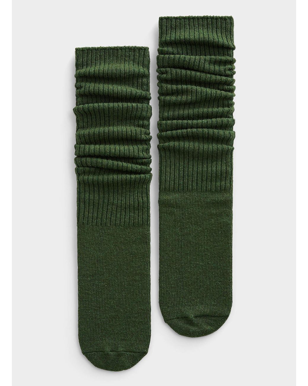 Simon's Green Ribbed Wool