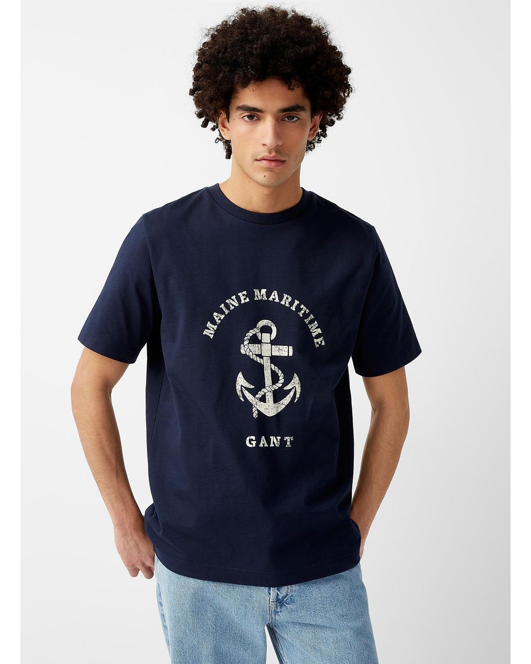 GANT Maine Maritime T in Blue for Men | Lyst