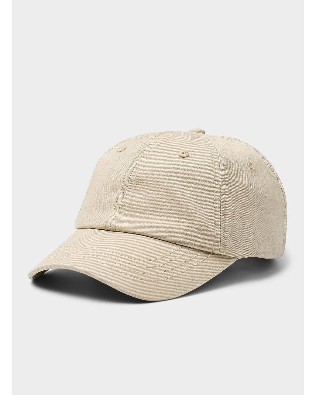 Simon's Natural Solid Baseball Cap