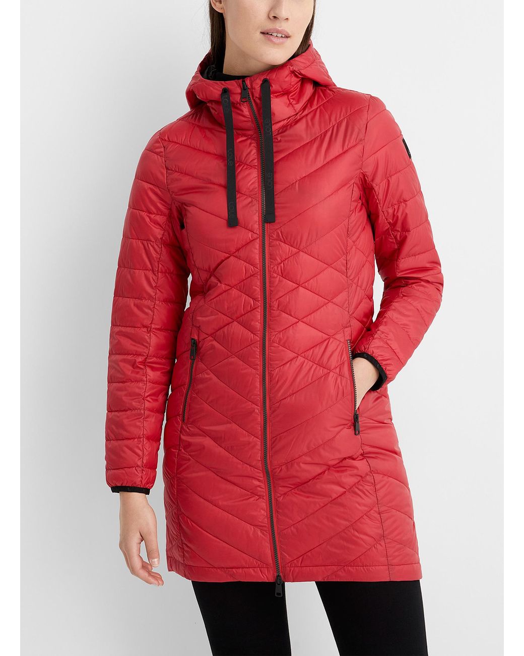 Lolë Synthetic Claudia Packable Puffer Jacket in Red - Lyst