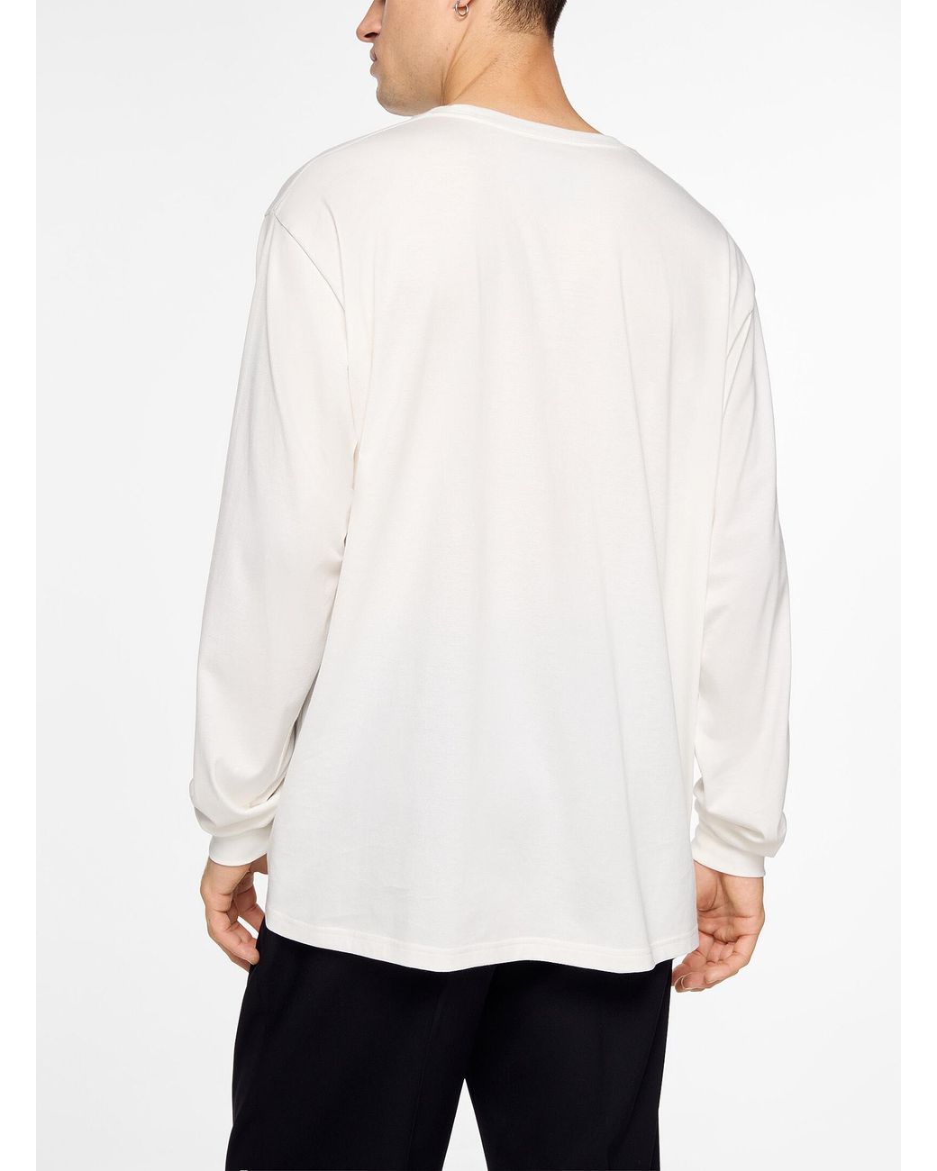 Ssstein White Oversized Long for men