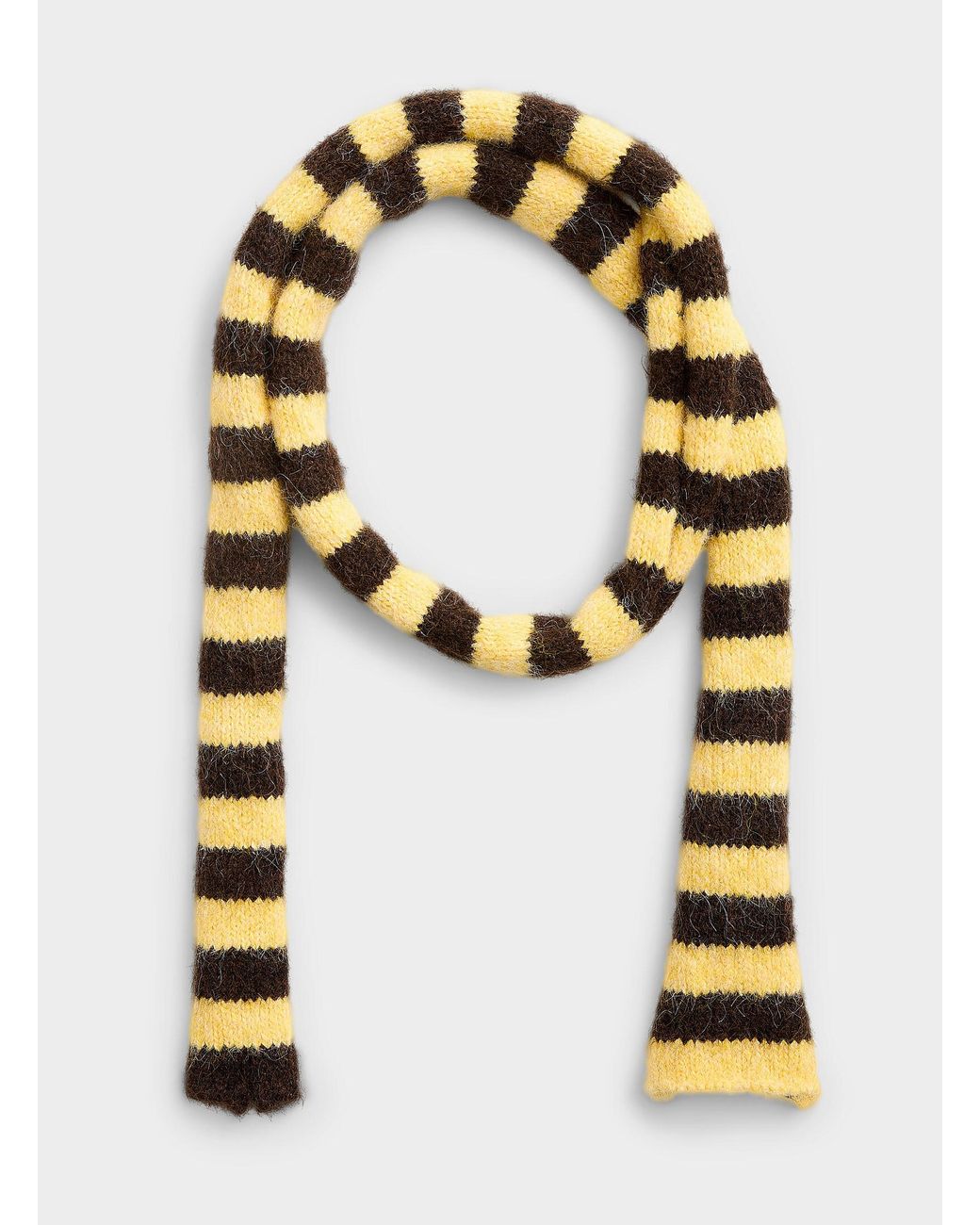 Simon's Metallic Striped Fuzzy