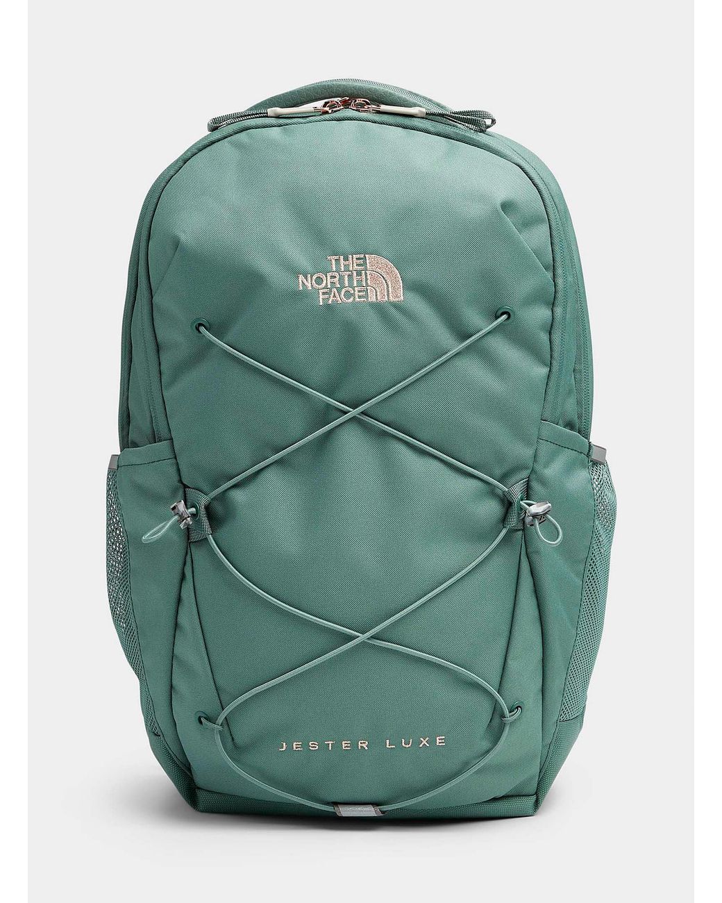 North face store green bag