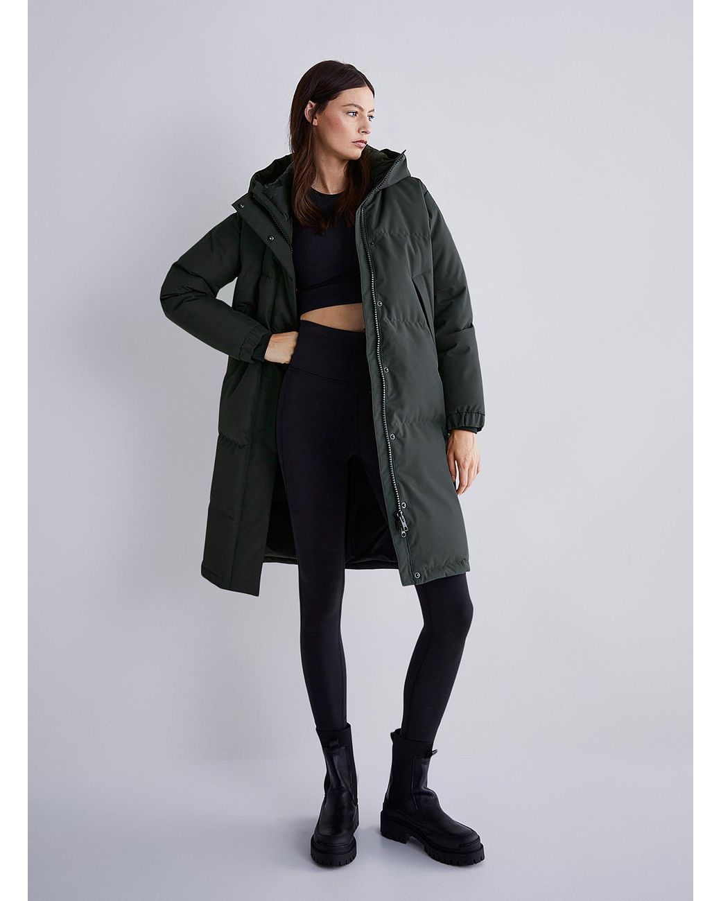 Designer long puffer coats cheap