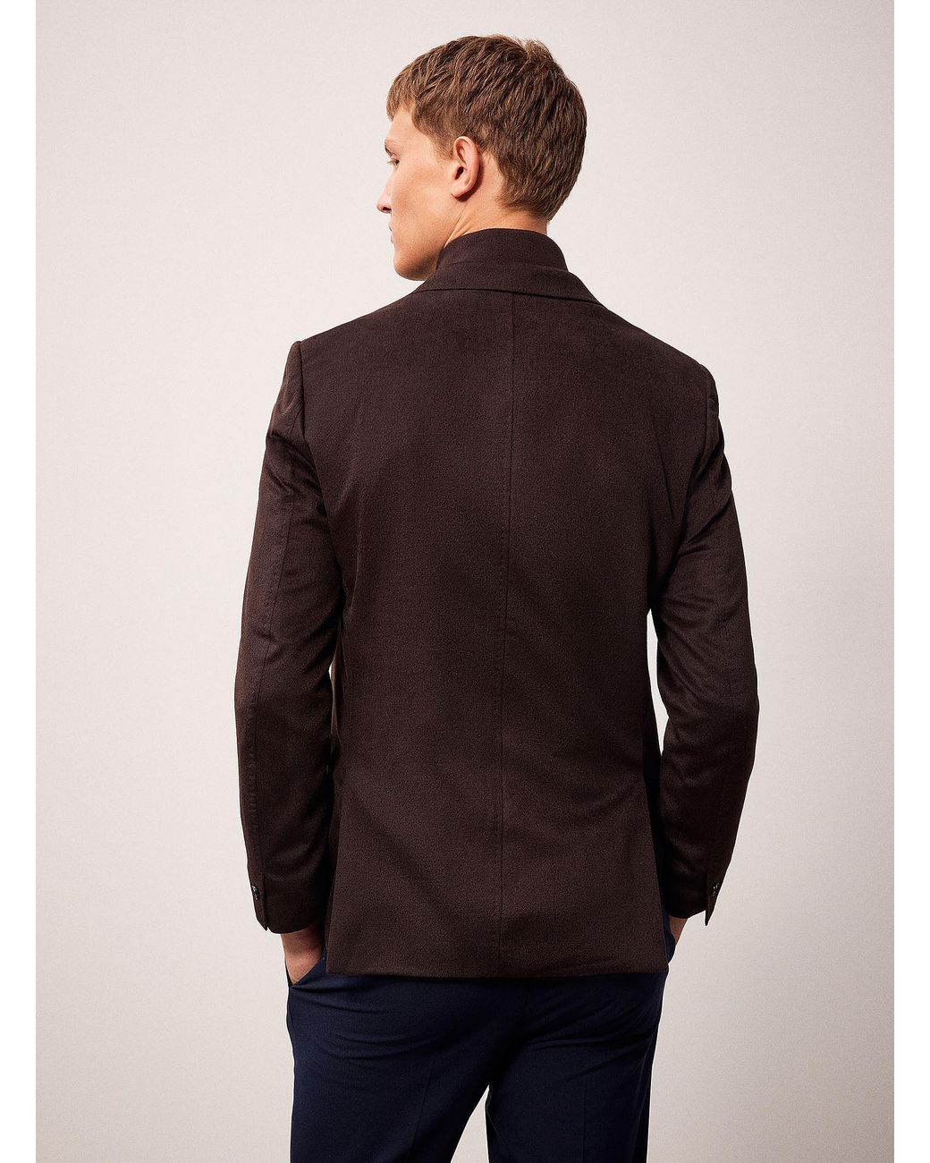 Reiss Brown Patch Removable for men