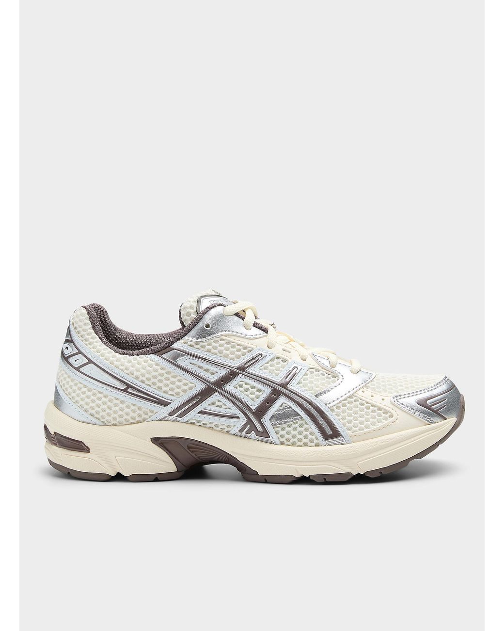 Asics White Cream And Chocolate Gel